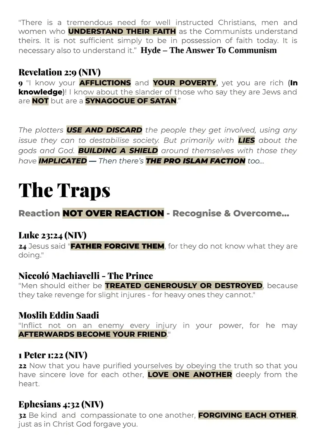 REFRESH PAGE ITEM UNLOADED— !!!CONTENT... Reaction Not Over Reaction - THE TRAPS - 'Then You Will Know The Truth, And The Truth Will Set You Free'