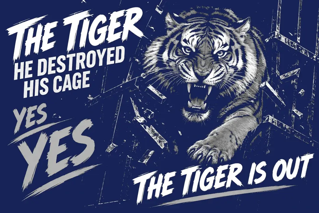 The Tiger He Destroyed His Cage